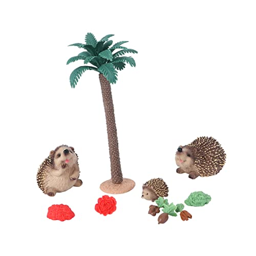 MOLUCKFU 1 Satz Tieranzug Dekoration Statuen Von Zootieren Igel Spielzeug Lernspielzeug Tierische Verzierung Hasenspielzeug Für Kinder Nutztierfiguren Kinderspielzeug Igel Figur PVC von MOLUCKFU