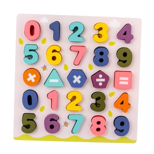 MOLUCKFU 1 Set Alphabet Blöcke Puzzle Spielzeug Passendes Kinderspielzeug ABC Puzzle Brett Zahlenpuzzles Für Kleinkinder Steckpuzzles 3D Buchstaben Puzzles Für Kleinkinder von MOLUCKFU