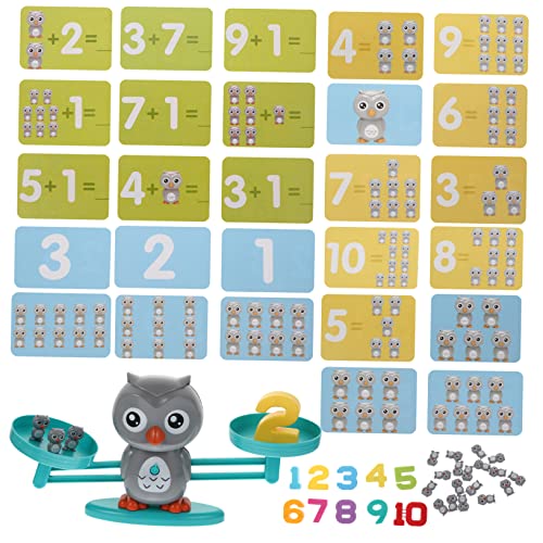 MOLUCKFU 1 Set Balance Counting Games Pädagogische Zahl Spielzeug Kinder Lernen Spielzeug von MOLUCKFU