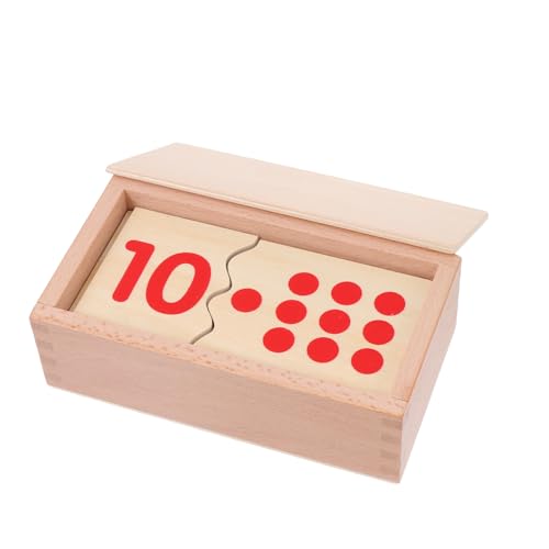 MOLUCKFU 1 Set Jungen und Mädchen Pädagogisches Spielzeug Montessori Frühen Lernen Spielzeug Digitale Nummer Passende Spiel Jungen und Mädchen Spielzeug von MOLUCKFU