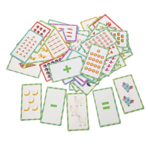 MOLUCKFU 1 Set Lernkarten Für Die Frühe Bildung Cartoon Kinderspielzeug Lernkarten Für Kleinkinder Lernkarten Lernkarten Haushalts Kinderspielzeug Lernspiele Für Den von MOLUCKFU