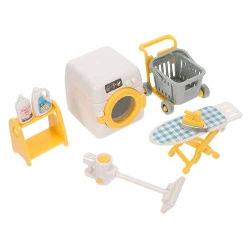 MOLUCKFU 1 Set Miniatur Waschmaschine Für Puppenhäuser Simuliertes öbel Modell Für Ideal Für Spielzimmer Und Kreative Rollenspiele Puppenhaus Zubehör von MOLUCKFU