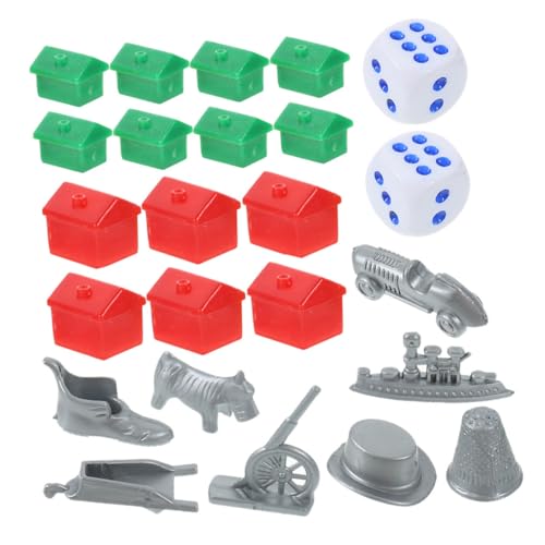 MOLUCKFU 1 Set Schachfiguren Spielmarken Kleines Spielstütze Tischläufer Brettspiele Requisiten Schachspiel Ersatzzubehör Brettspielzubehör Victory Spielhaus Aus Kunststoff von MOLUCKFU