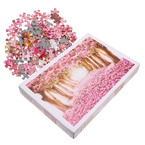 MOLUCKFU Puzzle Für Erwachsene 1000 Teile Kirschblüte Präzise Schnitte Und Attraktives Ölgemälde-Design von MOLUCKFU