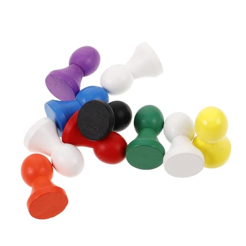 MOLUCKFU 10 Stück Teiliges Holz-spielsteine Farbige Spielfiguren für Brettspiele Vielseitig Einsetzbar Robust Langlebig für Schach Dame Flugspiel Zubehör MOLUCKFU 10 Stück Teiliges Holz-spielsteine Farbige Spielfiguren für Brettspiele Vielseitig Einsetzbar Robust Langlebig für Schach Dame Flugspiel Zubehör von MOLUCKFU