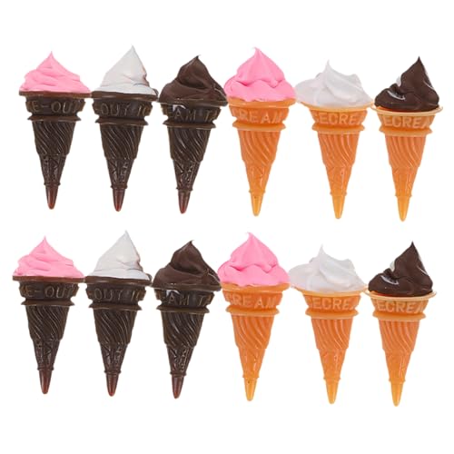 MOLUCKFU 12 Stück Miniatur Eiscreme Dekoration Heimdekoration Eiscreme Miniatur Requisiten Mini Hausschmuck Puppenhaus Ornamente Mini Dessert Ornament MOLUCKFU 12 Stück Miniatur Eiscreme Dekoration Heimdekoration Eiscreme Miniatur Requisiten Mini Hausschmuck Puppenhaus Ornamente Mini Dessert Ornament von MOLUCKFU