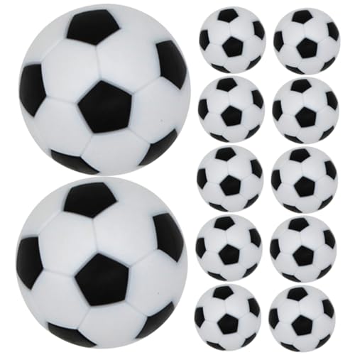 MOLUCKFU 12 Stücke Mini Fußbälle für Tischfußball 23mm Jungen und Mädchen Tisch Fußball Zubehör von MOLUCKFU