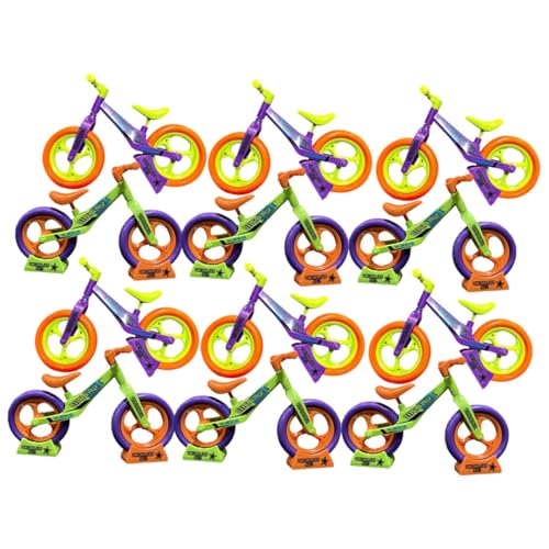 MOLUCKFU 12st Karotten-Balance-Auto Spielzeug Fahrrad Selbst Zusammenbauen Fahrrad Zusammenbauen Laufrad Selbst Zusammenbauen DIY-laufrad Laufrad Zusammenbauen Mini-lernfahrrad Plastik von MOLUCKFU