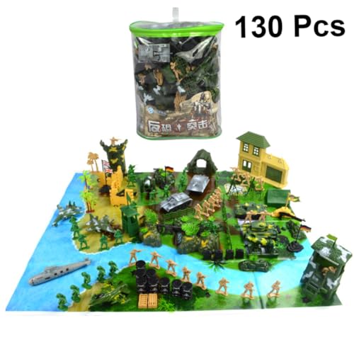 MOLUCKFU 130-teiliges Set Soldatenmodell Kinder Mini Vorgeben Spielzeug Spielsets Mit Militärfiguren -Cowboy-actionfiguren Soldatenfiguren Spielzeug Militärfiguren Spielzeug von MOLUCKFU