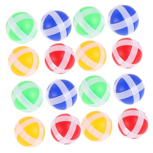 MOLUCKFU 16 Stück Kinder Darts Sticky Ball Dartbälle Sticky Catch Game Sticky Balls Spielzeug Dartscheibe Spielzubehör Werfen Sticky Balls Sticky Balls Für Dartscheibe Sticky Game von MOLUCKFU