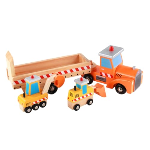 MOLUCKFU 1Stk Baufahrzeug holzspielzeug für für Buggy Kid Toys Boy Toys Toy Cars Technisches Autospielzeug Technisches Fahrzeugspielzeug Bambus von MOLUCKFU