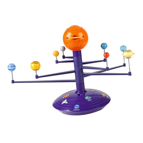 MOLUCKFU 1Stk Kugel des Sonnensystems Sonnensystem für Kinder Orbitalmodell der Erde, des Mondes und der Sonne interaktives Spielzeug sankastenspielsachen Orrery-Projektor Planetenspielzeug von MOLUCKFU