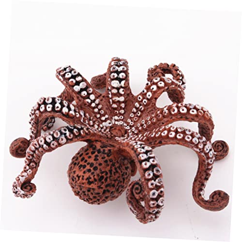 MOLUCKFU 1Stk Oktopus-Modell realistisches Lernspielzeug Meeresorganismus-Modell Mini-Modell für Kinder Kinderspielzeug Miniatures zabawki stymulujące rozwój Meerestiere Spielzeug von MOLUCKFU