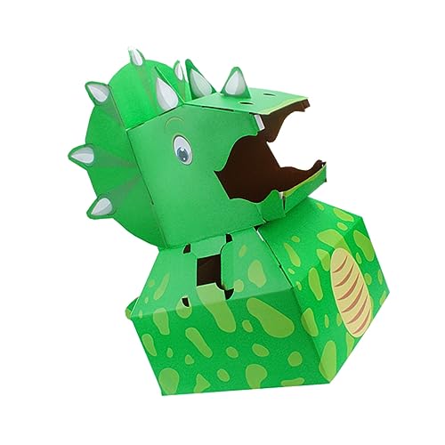 MOLUCKFU Dinosaurier-Kleidung Für Kinder Lernspielzeug 3D-Dinosaurier-papiermodell Manuelle Montage Spaß Für Jungen Und Mädchen von MOLUCKFU