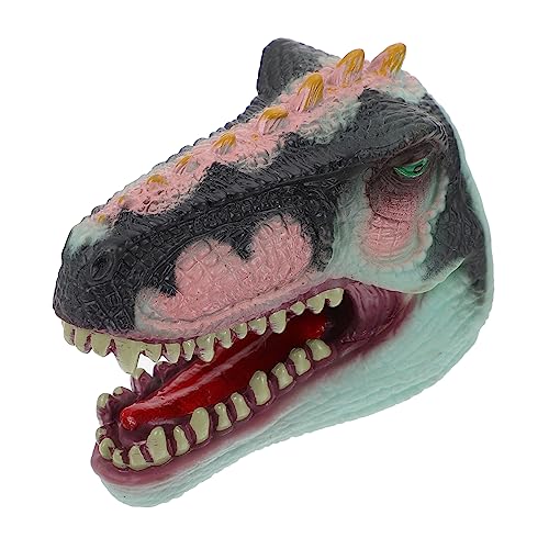 MOLUCKFU 1stk Dinosaurier-marionetten-Handschuhe Süße Handpuppen Handpuppe Spielzeug Fingerpuppe Tierkopf Handpuppe Dinosaurier-Figuren-Spielzeug Tierpuppenhandschuh Weiches Gummi von MOLUCKFU