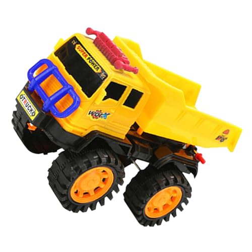 MOLUCKFU 1stk Engineering-LKW-Spielzeug Spielzeug Für Baufahrzeuge Kinder Bagger Technisches LKW-Spielzeug Bauwagen Auto Kippwagen Spielzeug Technisches Fahrzeugspielzeug Modell Yellow von MOLUCKFU