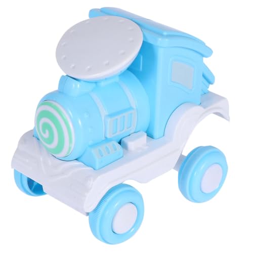 MOLUCKFU 1stk Friktion Spielzeugmodelle Trägheitszug Kindererziehungsspielzeug Zug Trägheitswagen Eisenbahnspielzeug Blue von MOLUCKFU