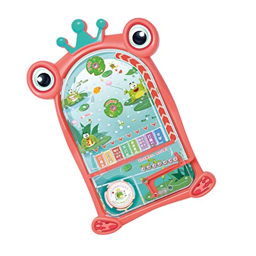 MOLUCKFU 1stk Fun Flipperautomat Tischspiel Für Desktop-Flipper Flipperautomat Für Desktop-kinderspielzeug Kreatives Flipperspielzeug Mini-Flipper- Abs Rosa von MOLUCKFU