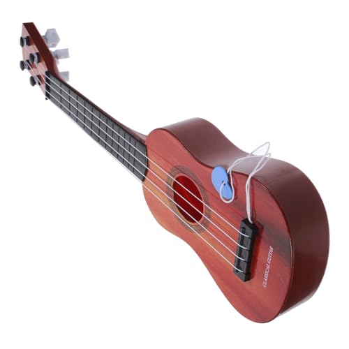 MOLUCKFU 1stk Gitarrenspielzeug Für Kinder Kinderspielzeug Ukulele-Gitarre Für Kinder Akustikgitarre Für Kinder Kleinkind Gitarre Kleine Spielzeuggitarre Starter-Ukulele Plastik von MOLUCKFU