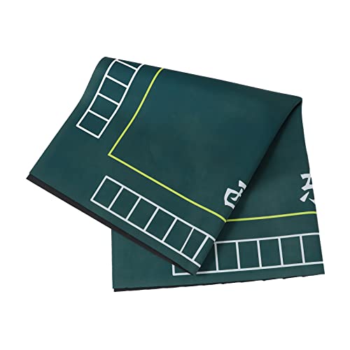 MOLUCKFU 1stk Mahjong Tischdecke Matte Domino-tischdecke Mahjong-Tisch Spielmatte Für Pokerkarten Deckmatte Für Brettspiele Gaming-tischabdeckung Domino-spielmatte Tischdecken Gummi Green von MOLUCKFU