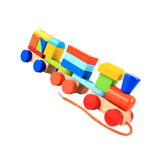 MOLUCKFU 1stk Spielzeug Kleinkind Ziehen Lauflernwagen Für Kleinkinder Kleinkindspielzeug Babyspielzeug Lauflernspielzeug Entlang Spielzeug Lauflernwagen Für Babys Colorful von MOLUCKFU