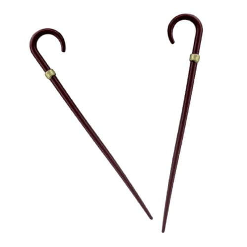 MOLUCKFU 2 STK Puppenstubenkrücken Modell Eines Spazierstocks Miniatur-hirtenstab Puppenhausstöcke Verkleiden Sich Zuckerrohr Miniatur-zaubererkrücke Theaterstöcke Legierung Light Brown MOLUCKFU 2 STK Puppenstubenkrücken Modell Eines Spazierstocks Miniatur-hirtenstab Puppenhausstöcke Verkleiden Sich Zuckerrohr Miniatur-zaubererkrücke Theaterstöcke Legierung Light Brown von MOLUCKFU