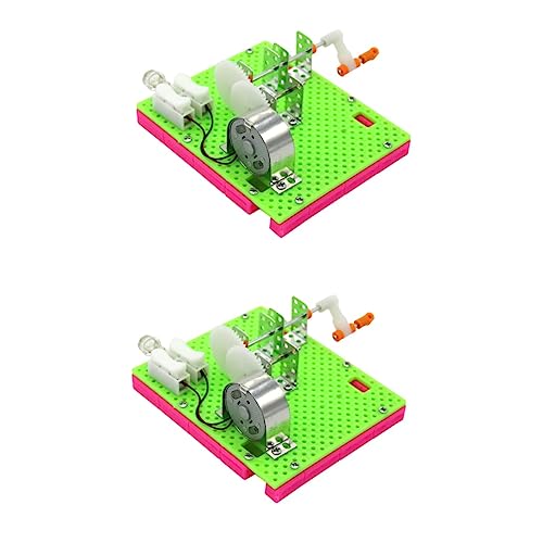 MOLUCKFU 2sätze Handgenerator Manuelles Spielzeug Für Experimente Und Wissenschaftsunterricht Handbetriebenes Modell Zur Stromerzeugung Für Lehrreiches Bastelprojekt MOLUCKFU 2sätze Handgenerator Manuelles Spielzeug Für Experimente Und Wissenschaftsunterricht Handbetriebenes Modell Zur Stromerzeugung Für Lehrreiches Bastelprojekt von MOLUCKFU