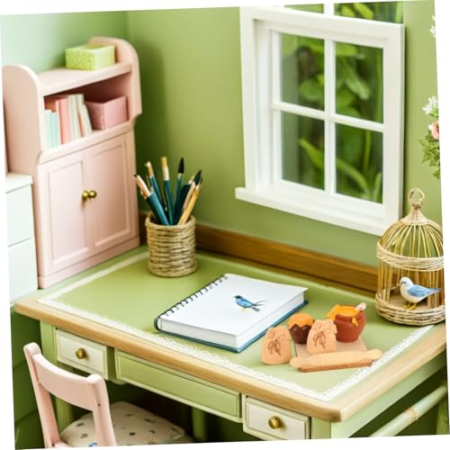 MOLUCKFU 2 Satz Miniatur Backzubehör für Puppenhaus Inkl Teigroller Honigglas Mehltüte Leichte Harz Holzmodelle für Puppenhausdekoration DIY Bastelprojekte Fotorequisiten und Kreative MOLUCKFU 2 Satz Miniatur Backzubehör für Puppenhaus Inkl Teigroller Honigglas Mehltüte Leichte Harz Holzmodelle für Puppenhausdekoration DIY Bastelprojekte Fotorequisiten und Kreative von MOLUCKFU