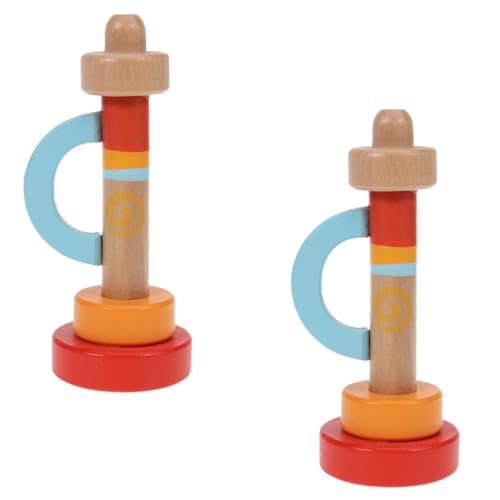 MOLUCKFU 2 Stück Holz Kleines Horn Babymusik Jungenspielzeug Kinderspielzeug Säuglingsspielzeug Holzvertikale Trompete Holztrompete Holzhupe Kinder Musikspielzeug Holzinstrument Spielzeug von MOLUCKFU