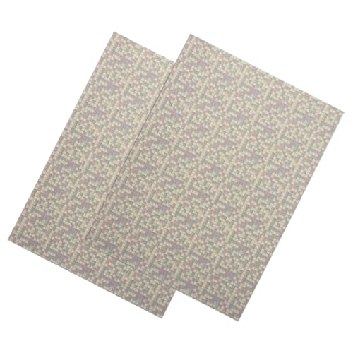 MOLUCKFU 2 Stück Miniatur Puppenhaus Bodenbelag Selbstklebend Realistische Fliesenoptik Leichtes DIY Dekor für Architekturmodelle und Tiny House Ausstattung Detailgetreu und Kreativ MOLUCKFU 2 Stück Miniatur Puppenhaus Bodenbelag Selbstklebend Realistische Fliesenoptik Leichtes DIY Dekor für Architekturmodelle und Tiny House Ausstattung Detailgetreu und Kreativ von MOLUCKFU