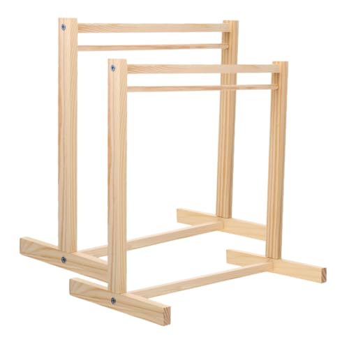 MOLUCKFU 2 Stück Miniatur Puppenkleiderbügel Holz Platzsparender Puppenschrank Kleiderständer für Puppenkleidung Vielseitiger Aufbewahrungsständer für Puppenmöbel und Puppenhaus MOLUCKFU 2 Stück Miniatur Puppenkleiderbügel Holz Platzsparender Puppenschrank Kleiderständer für Puppenkleidung Vielseitiger Aufbewahrungsständer für Puppenmöbel und Puppenhaus von MOLUCKFU