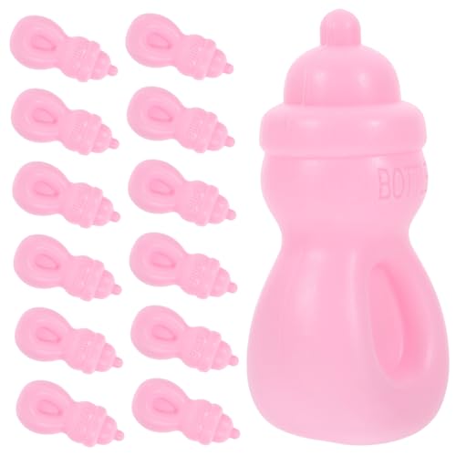 MOLUCKFU 20 Stück Babyflaschen, Puppenhaus Spielzeug, Kinder, So Tun, Als Ob, Modellpuppenflaschen, Kleine Milchflaschen, Kindergeschenk, Babypuppe, Milchflaschen, Babyparty , Gefälschte von MOLUCKFU