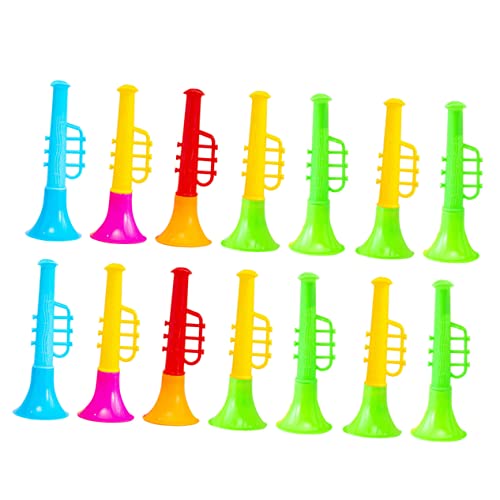 MOLUCKFU 20 Stück Mini Lautsprecher Partygeschenke Für Mini Trompeten Trompeten Blashorn Mini Horn Horn Babyinstrumente Ohrtrompete Mini Blashörner Aus Kunststoff von MOLUCKFU