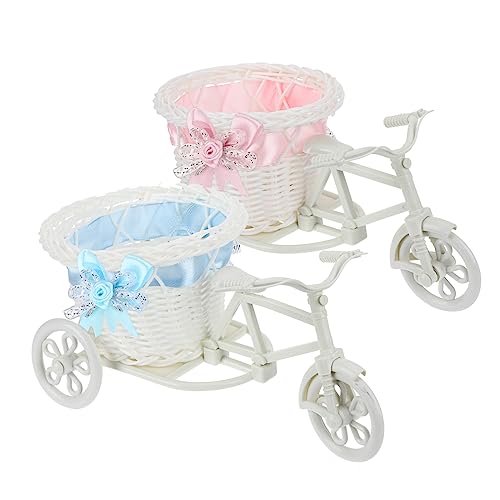 MOLUCKFU 2St Aufbewahrungskorb Aufbewahrungsbehälter Lagerbehälter Aufbewahrung von Spielzeugkörben Obst e trike dreiräder Geschenkkorb zur Hochzeit Korb für Babypartybevorzugungen Plastik von MOLUCKFU