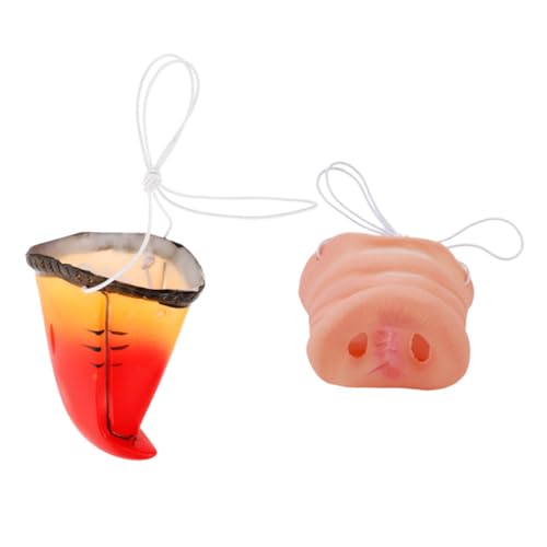 MOLUCKFU 2stücke Lebensechte Papageiennase Und Schweinenase Kostüm Requisiten Simulations-tiernase Für Halloween Karneval Cosplay Vogelschnabel Für Festival-verkleidung MOLUCKFU 2stücke Lebensechte Papageiennase Und Schweinenase Kostüm Requisiten Simulations-tiernase Für Halloween Karneval Cosplay Vogelschnabel Für Festival-verkleidung von MOLUCKFU