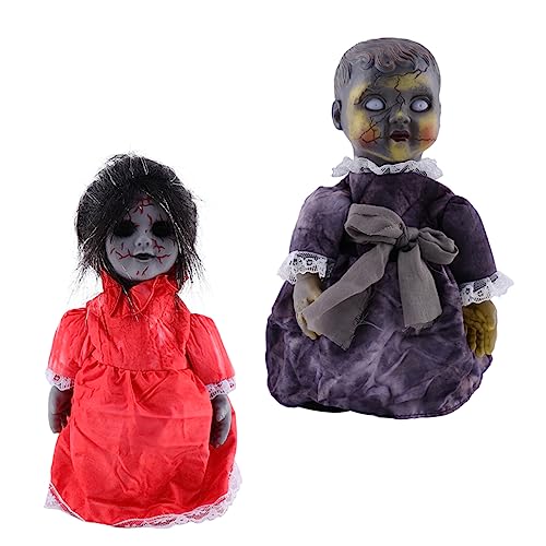 MOLUCKFU 2pcs Lustige Wanderpuppen Halloween Party Dekorationen Requisiten Ohne Batterie von MOLUCKFU