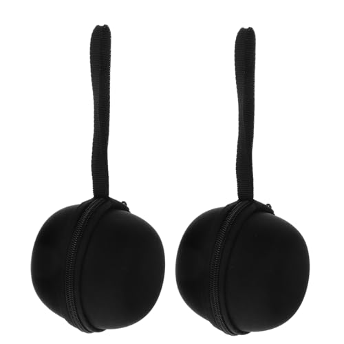 MOLUCKFU 2st Yoyo- Jo-jo-Ball-etui -Ball-schutztasche Partyzubehör- -Halter Yoyo-Halter Zur Aufbewahrung Partyzubehör- -ballhalter -schutztasche Black Eva von MOLUCKFU