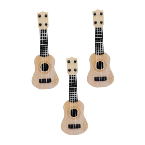 MOLUCKFU 3 Stück Mini Spielzeuggitarren Aufklärungsgitarre Für Kinder Musikinstrument Kindergitarren Spielzeug Musikspielzeug Für Kinder Zufällige Farbe von MOLUCKFU