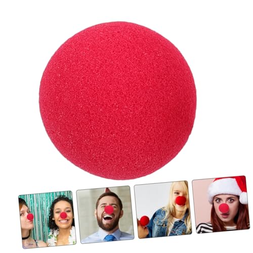 MOLUCKFU 30 Stück Teiliges Kleine Rote Schwammschnauzen Clown Nase aus Leichtem für Karneval Cosplay Kostüm Party Dekoration MOLUCKFU 30 Stück Teiliges Kleine Rote Schwammschnauzen Clown Nase aus Leichtem für Karneval Cosplay Kostüm Party Dekoration von MOLUCKFU