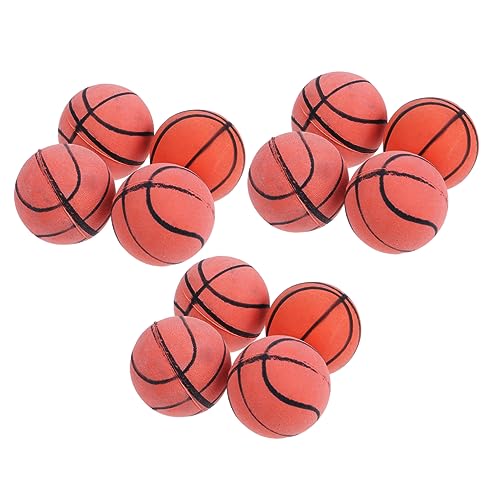 MOLUCKFU 36 STK Mini-Basketball Mini-Spielzeug Lernspielzeug Für Das Gehirn Kleine Basketballspielzeuge Kleine Bälle Für Kinder Hüpfende Ballspielzeuge Basketball Drinnen Plastik Orange von MOLUCKFU