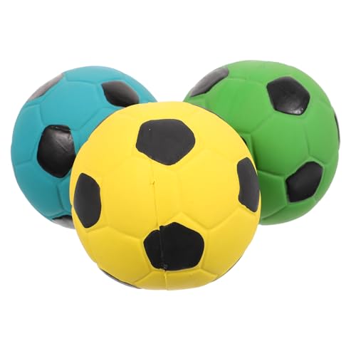 MOLUCKFU 3er Set Interaktive Sound Fußballspielzeuge Für Kinder Lustige Hüpfende Bälle Gelb Blau Und Grün Perfekt Für Drinnen Und Draußen Fördert Spiel Und Bewegung von MOLUCKFU