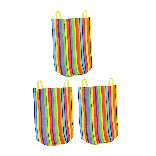 MOLUCKFU 3st Sprungsack Spiel Für Sackhüpfen-spiel Im Freien Lustige Springsäcke Aufblasbarer Boxsack Springsack Outdoor-spiele Für Bop-tasche Colorful Stoff von MOLUCKFU