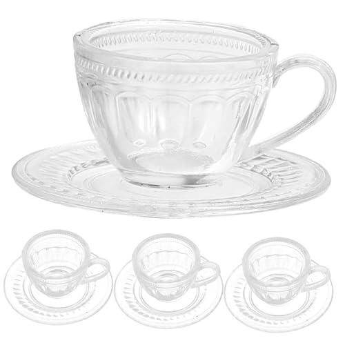 MOLUCKFU 4 Sätze Teiliges Mini Teetassen Set aus Transparentem Kunststoff Detailreiche Puppenhaus Dekoration Langlebig Bruchsicher Geeignet für DIY Puppenstuben Küchen Wohnzimmerszenen MOLUCKFU 4 Sätze Teiliges Mini Teetassen Set aus Transparentem Kunststoff Detailreiche Puppenhaus Dekoration Langlebig Bruchsicher Geeignet für DIY Puppenstuben Küchen Wohnzimmerszenen von MOLUCKFU