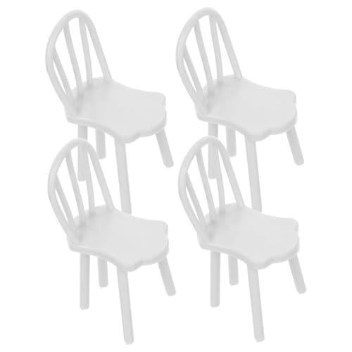 MOLUCKFU 4 Stück Miniatur Möbel Stühle Miniaturmöbel im Europäischen Stil Puppenhaus Dekoration Realistische Mini Stühle für DIY Puppenhaus Zubehör MOLUCKFU 4 Stück Miniatur Möbel Stühle Miniaturmöbel im Europäischen Stil Puppenhaus Dekoration Realistische Mini Stühle für DIY Puppenhaus Zubehör von MOLUCKFU