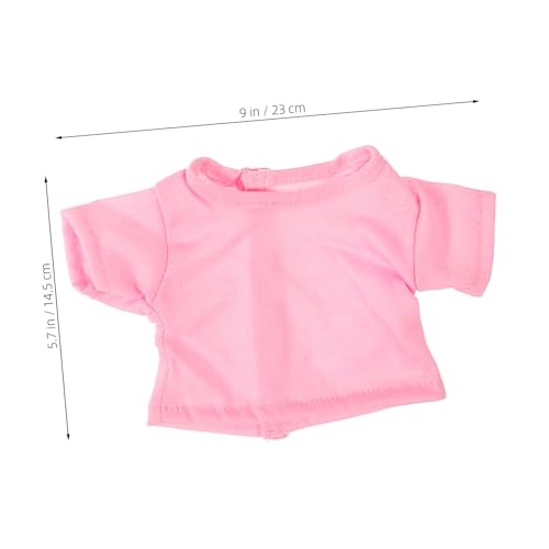 MOLUCKFU 4 Stück Teiliges Puppen t Shirt Niedliche Bärenkostüm Kurzarmshirts in Weiß Blau und Schwarz Weiche Puppenkleidung für Plüschtiere und DIY Dekoration Leicht Anzuziehen und MOLUCKFU 4 Stück Teiliges Puppen t Shirt Niedliche Bärenkostüm Kurzarmshirts in Weiß Blau und Schwarz Weiche Puppenkleidung für Plüschtiere und DIY Dekoration Leicht Anzuziehen und von MOLUCKFU