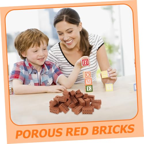 MOLUCKFU 40 Stück Teiliges Miniatur Ziegelset für DIY Architekturmodelle Realistische Sandtisch Dekoration Fördert Feinmotorik und Kreativität für Modellbaufans MOLUCKFU 40 Stück Teiliges Miniatur Ziegelset für DIY Architekturmodelle Realistische Sandtisch Dekoration Fördert Feinmotorik und Kreativität für Modellbaufans von MOLUCKFU