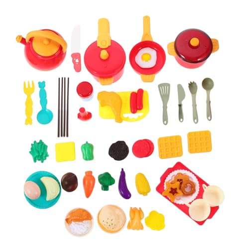 MOLUCKFU Kinder Küche Spielzeug Set Pretend Spielen Lebensmittel Kinder Kochen Spielzeug Simulation Zufällige Farbe von MOLUCKFU