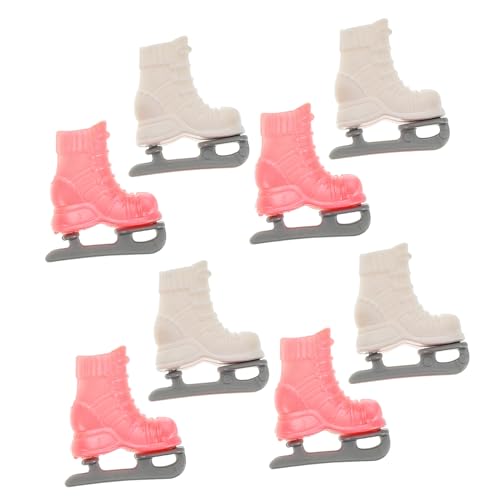 MOLUCKFU 4paare Süße Mini-Rollschuhe Für Puppen Simulation Puppen-Rollschuhe Rollschuh-Ornament Zum Anziehen MOLUCKFU 4paare Süße Mini-Rollschuhe Für Puppen Simulation Puppen-Rollschuhe Rollschuh-Ornament Zum Anziehen von MOLUCKFU