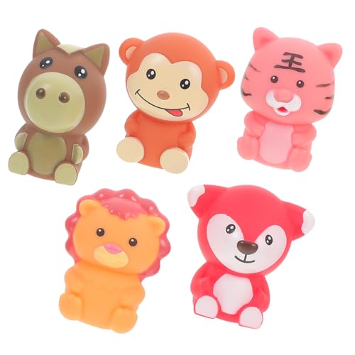 MOLUCKFU 5 Stück Fingerpuppe Hand Fingerpuppenspielzeug Kinder Fingerpuppen Tiere Fingerpuppenspielzeug Kinderhandpuppen Eltern Kind Spielspielzeug Niedliche Fingerpuppen Zum Sprechen Von von MOLUCKFU