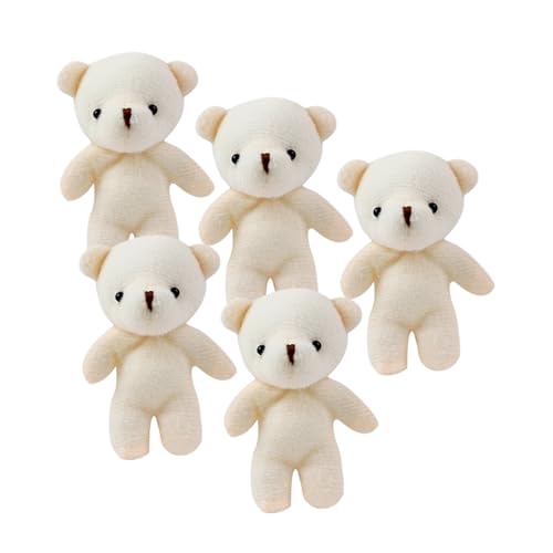 MOLUCKFU 5 Stück Teiliges Mini bären mit Weichem Verschleißfestem Material Niedliche Kleine Bärchen als Schlüsselanhänger und Taschenanhänger als Hochzeits Party mitgebsel MOLUCKFU 5 Stück Teiliges Mini bären mit Weichem Verschleißfestem Material Niedliche Kleine Bärchen als Schlüsselanhänger und Taschenanhänger als Hochzeits Party mitgebsel von MOLUCKFU